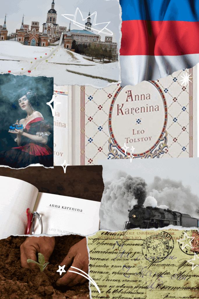 Anna Karenina Aesthetic Collage.