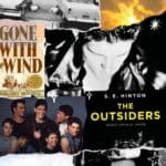 the outsiders by s.e. hinton aesthetic collage.