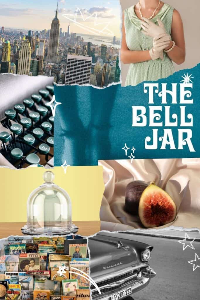 The Bell Jar Aesthetic Collage.