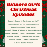 list of the gilmore girls christmas episodes.