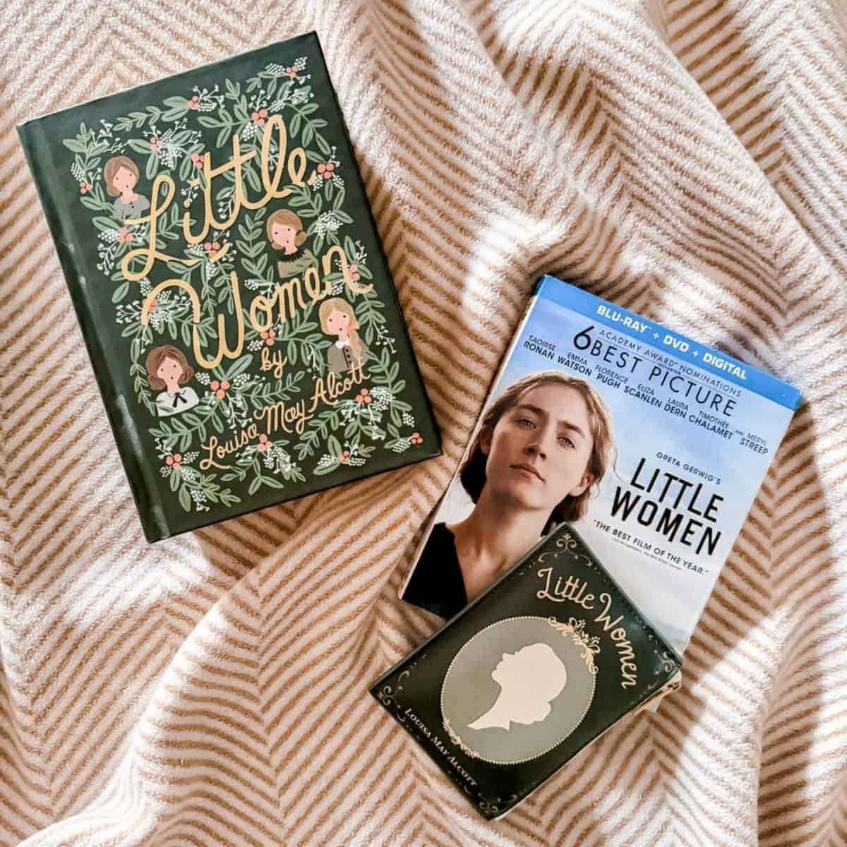 little women book and dvd.