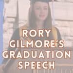 rory gilmore's graduation speech.