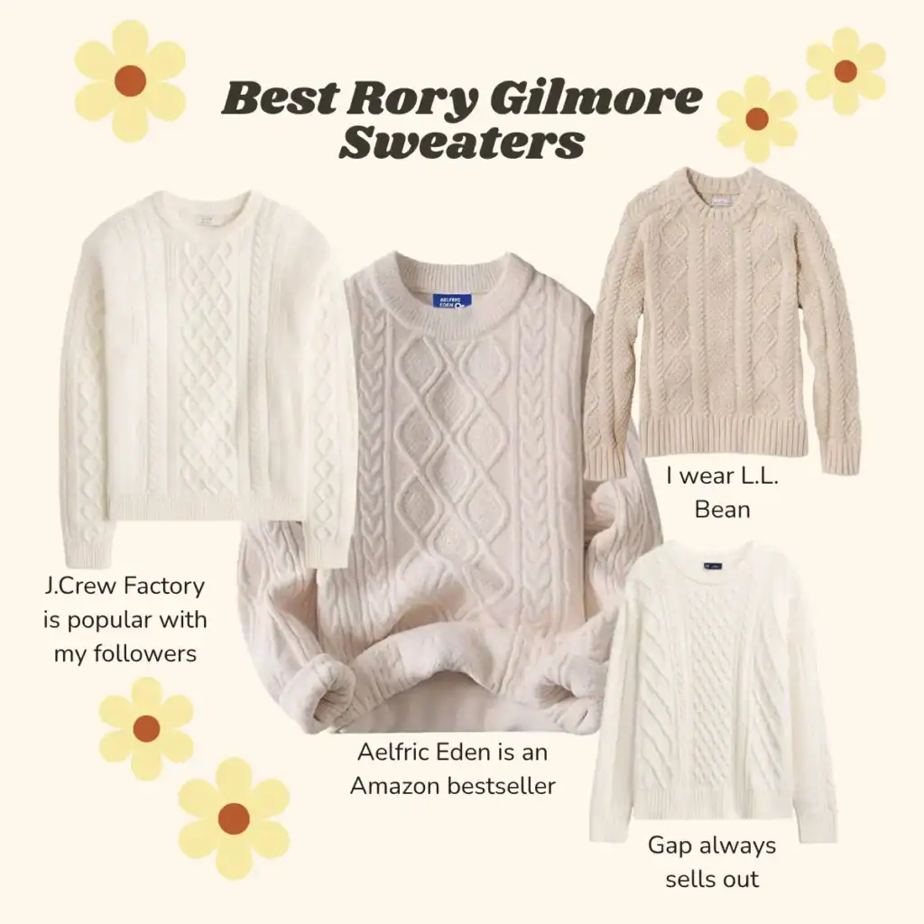 best rory gilmore sweaters.